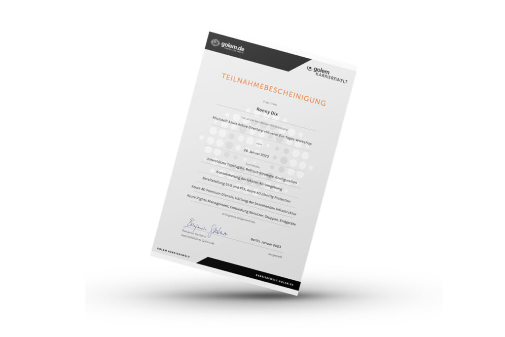 certificate of the month february 2023.